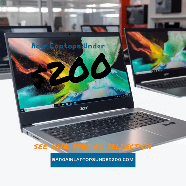 Ad for acer laptops